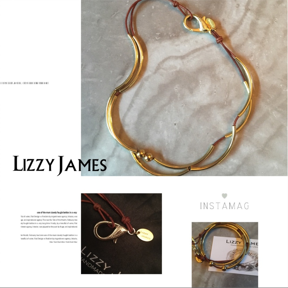Lizzy James handmade Designer Necklace/Bracelet